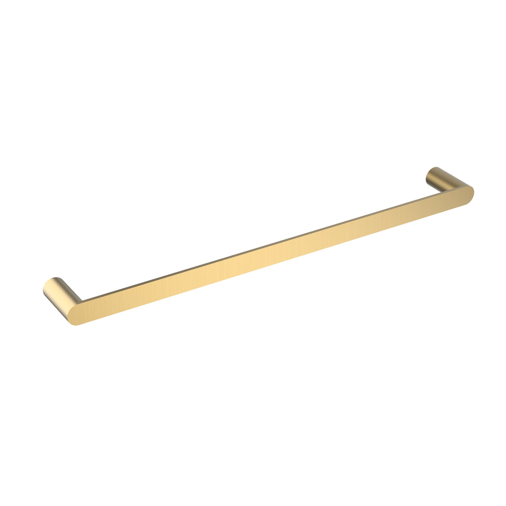 Stainless steel brushed gold 800mm single tower rail