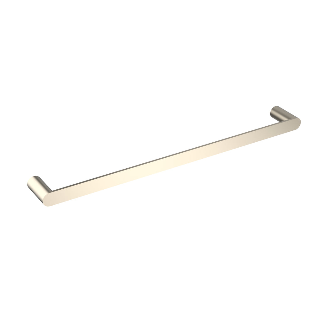 Stainless steel brushed nickel 800mm single tower rail