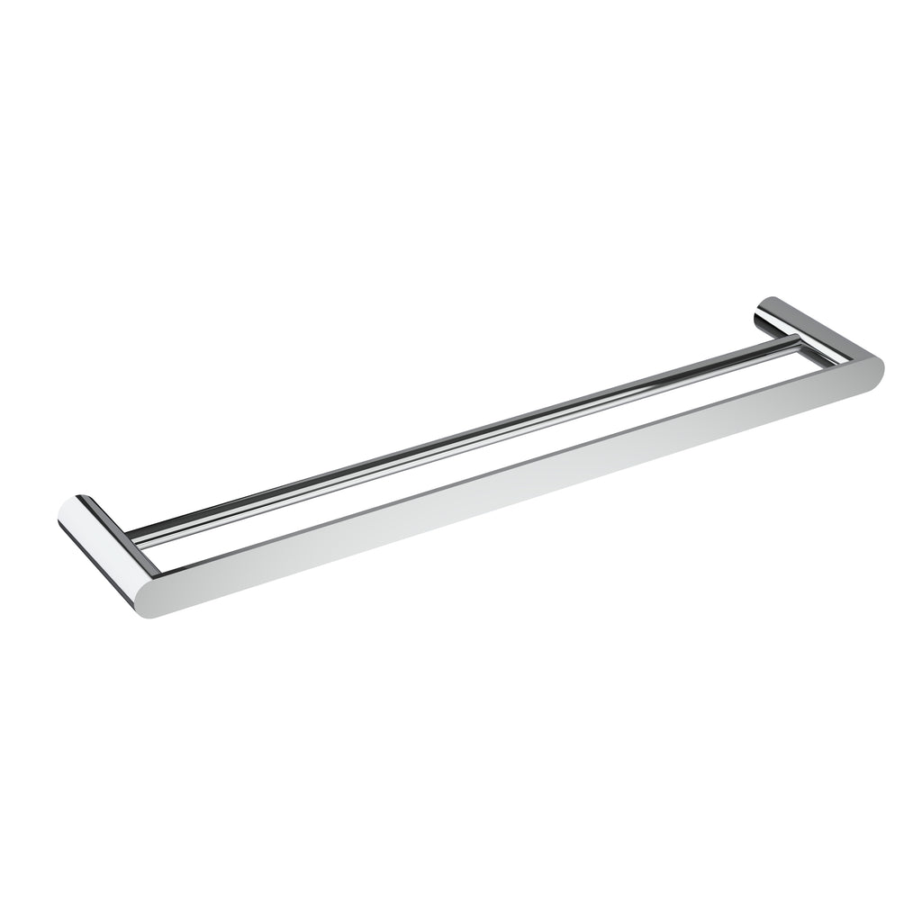 Stainless steel chrome 600mm double trowel rail