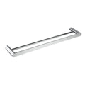 Stainless steel chrome 800mm double towel rail