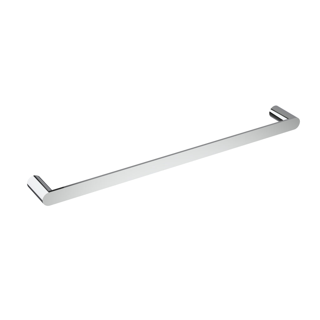 Stainless steel chrome 800mm single towel rail